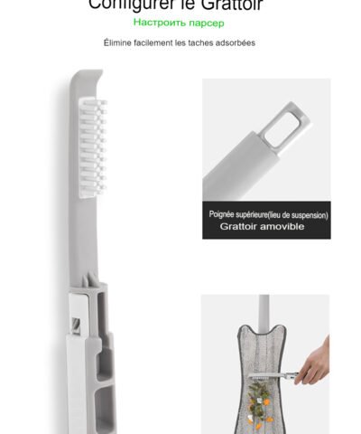 Vadrouille en microfibre en forme de X pour le nettoyage des sols