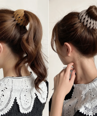 4 Pièces Pinces à Cheveux Vintage Nid d'Oiseau