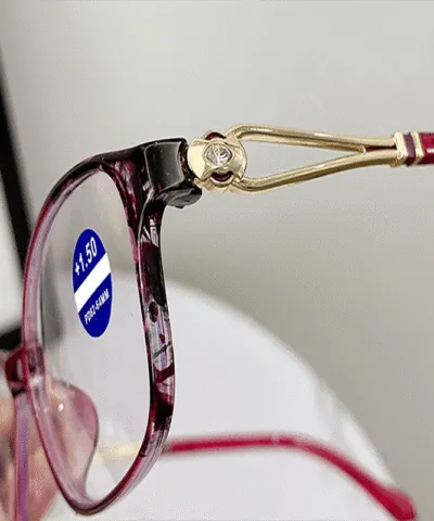 LUNETTES DE LECTURE ANTI-LUMIÈRE BLEUE EN MÉTAL LÉGER MODE FEMME
