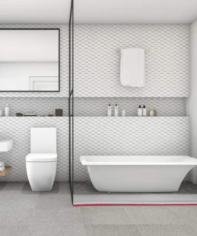 Seuil de douche en silicone auto-adhésif