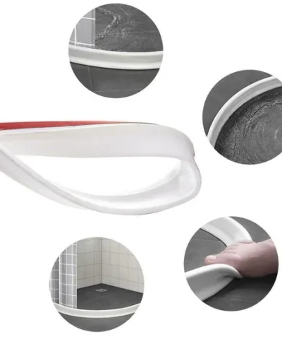 Seuil de douche en silicone auto-adhésif