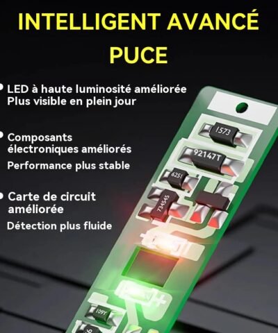 Tournevis magnétique puissant 2 en 1 à couple élevé et détecteur d'électricité