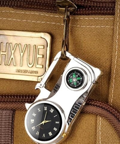 Briquet multifonction avec montre et boussole