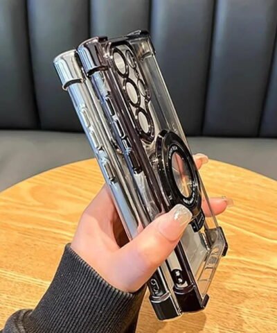 Coque anti-chute avec support invisible pour Samsung