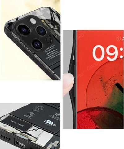 Coque de téléphone à circuit imprimé
