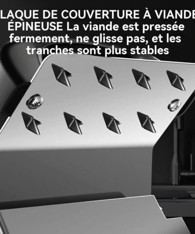 Trancheuse à viande manuelle multifonctionnelle commerciale pour la maison