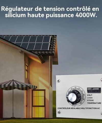 Régulateur de tension variable compact
