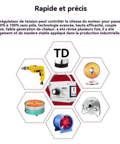 Régulateur de tension variable compact