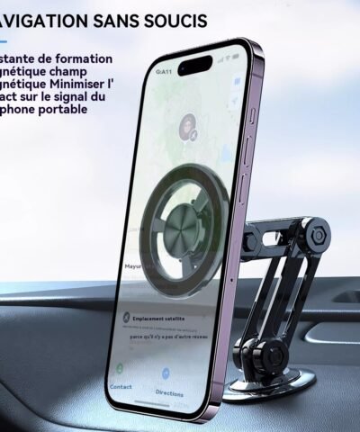 Support de téléphone magnétique universel 360°