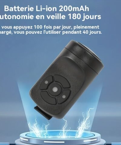 Sonnette de vélo électrique étanche à la pluie