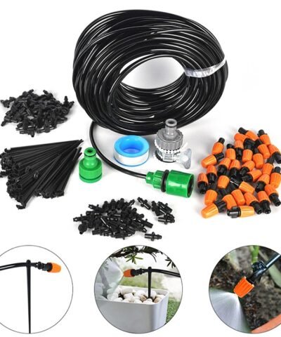 Système d'irrigation goutte à goutte automatique de 25 mètres Kits d'arrosage de jardin