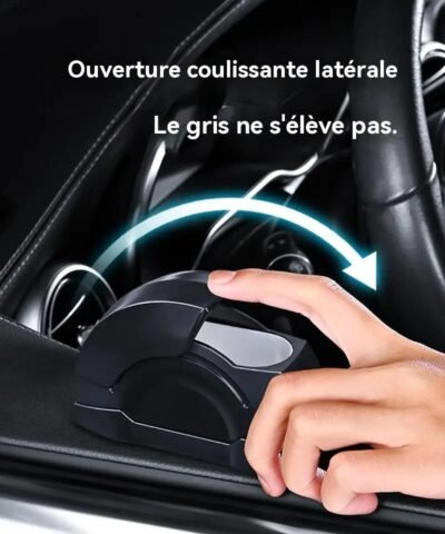 Cendrier de porte de voiture de nouveau modèle fabriqué en alliage d'aluminium