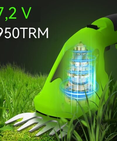 Tondeuse électrique 2 en 1 - Idéale pour l'entretien du jardin et de la pelouse !